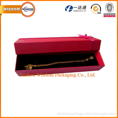 New design colorful luxury cardboard folding jewelry paper box for gift